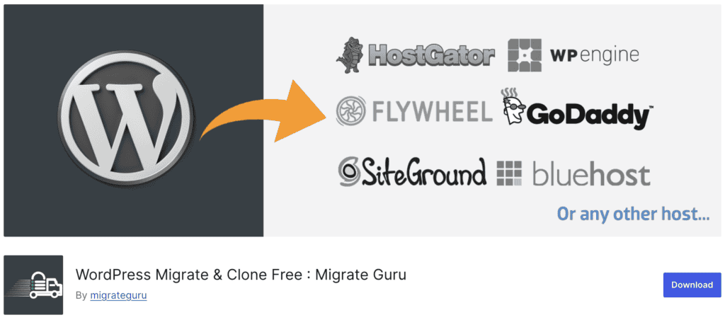 Migrate Guru plugin